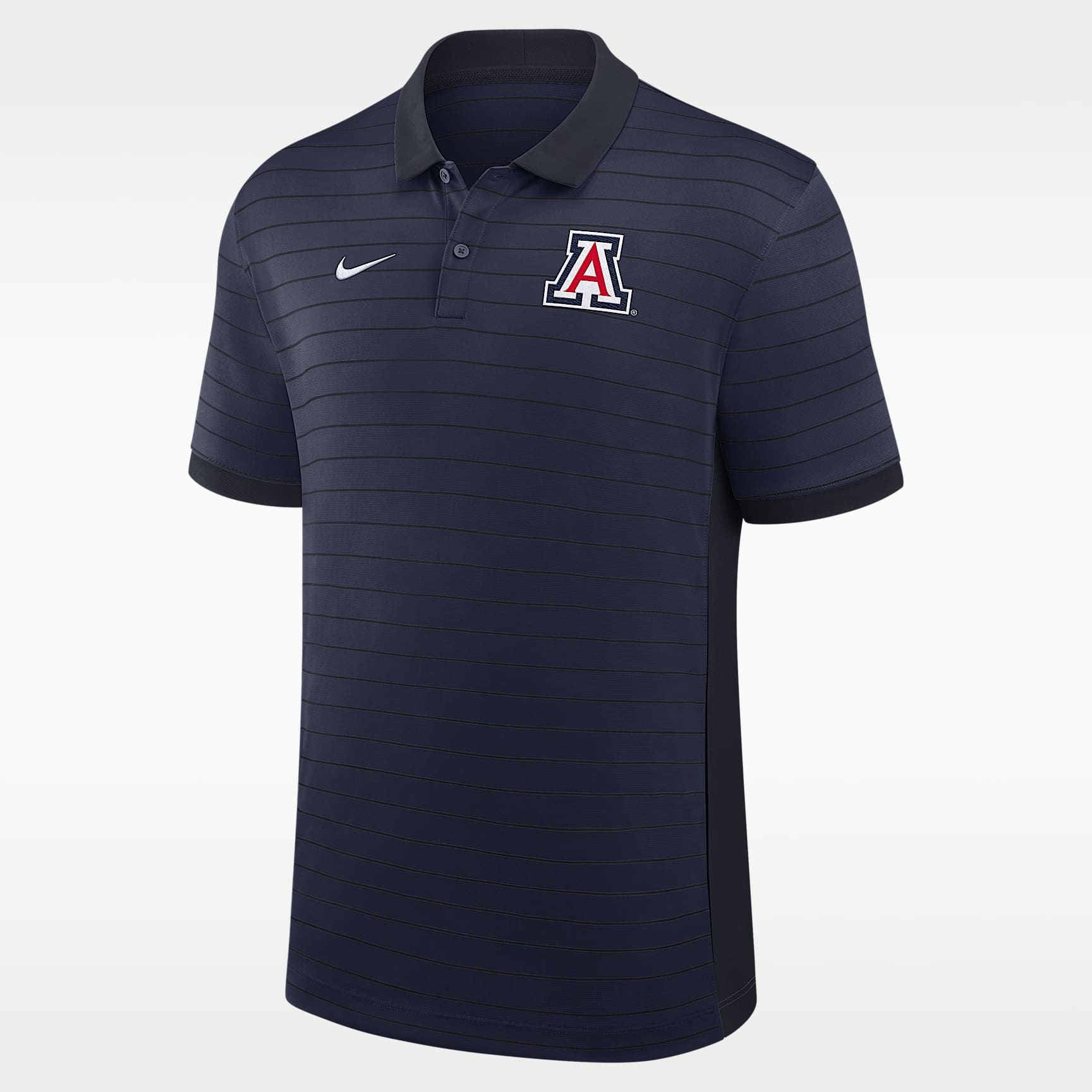 Arizona Sideline Victory Stripe Men's Nike Dri-FIT College Polo